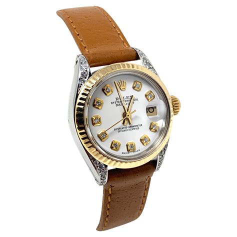 leather rolex bands|women's rolex leather band.